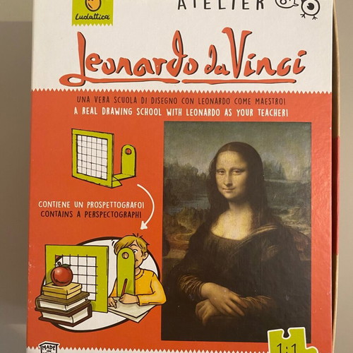 Leonardo da Vinci creative kid puzzle set like new