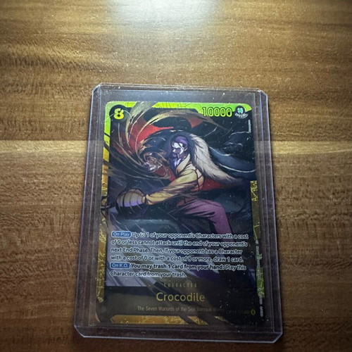 OnePiece Secret Rare Card Crocodile OP14-120 V.1 new