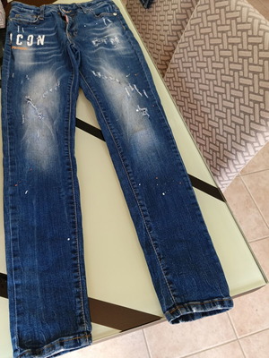 Dsquared2 Jeans size XS like new, blue, ripped style