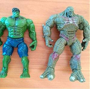 Hulk vs Abomination,2 φιγούρες,Μarvel,Hasbro,2007,άριστη κατάσταση,30€ και οι δύο μαζί