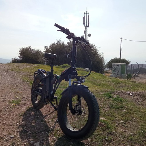 ACE WEELS Fat Bike Folding Electric Bicycle 48v with Accessories