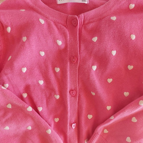 Prenatal cardigan 7-8 years pink like new, cotton