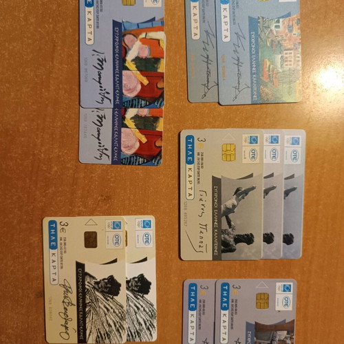 Mini collection of phone cards like new with two-tone and three-tone 40 pcs