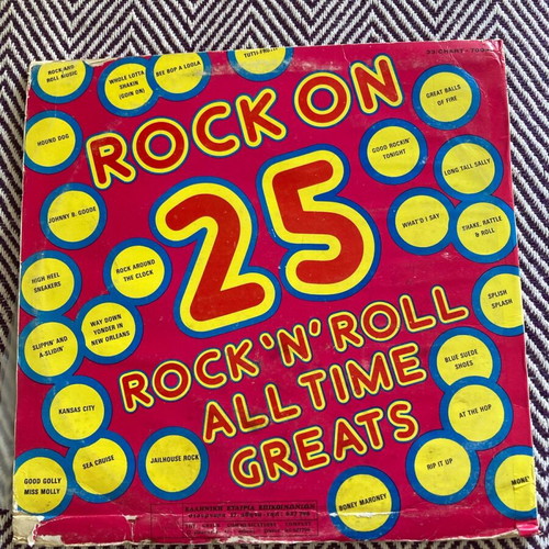Rock On 25 Rock n Roll All Time Greats LP used, vinyl