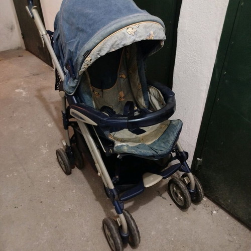 Peg Perego Pliko P3 stroller used with umbrella fold