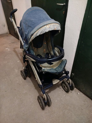 Peg Perego Pliko P3 stroller used with umbrella fold