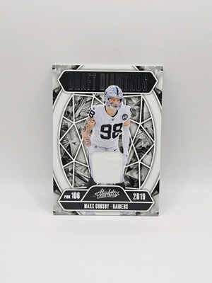 Panini Absolute Football Maxx Crosby Patch σαν καινούργιο