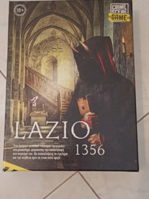 Lazio Crime Scene Game like new escape room type game