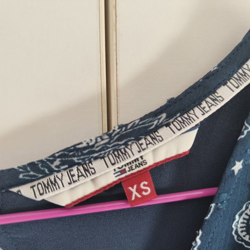 Tommy Jeans blue midi dress XS