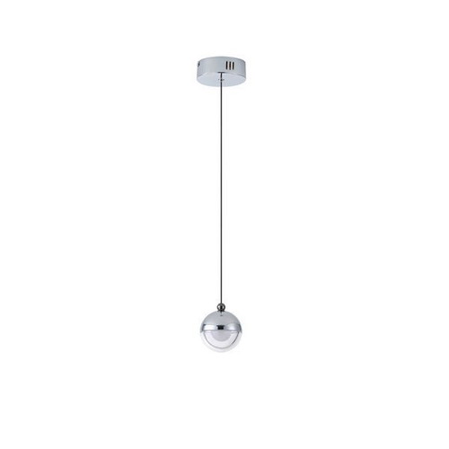 Arte Illumina Melanie Aluminum LED Pendant Light 6W 500Lm 3000K Silver