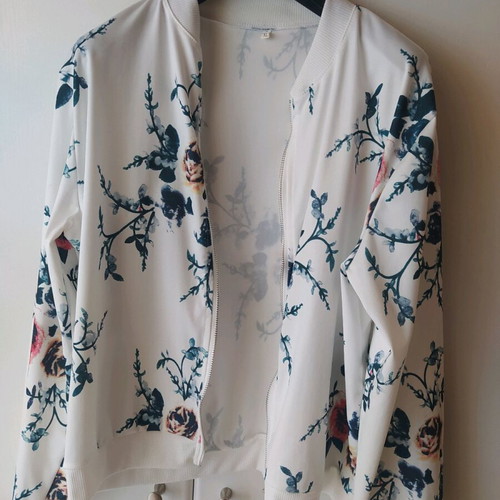 Women's thin summer jacket used, multicolored
