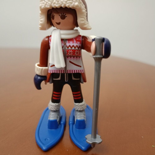 Playmobil Winter Sports Figure like new with accessories
