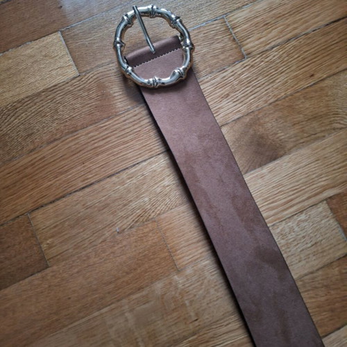 H&M women's beige camel waist belt like new XS 6cm width
