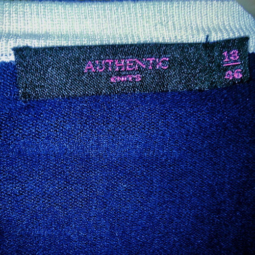 Navy Blue Babydoll Dress size M like new, blue with white details