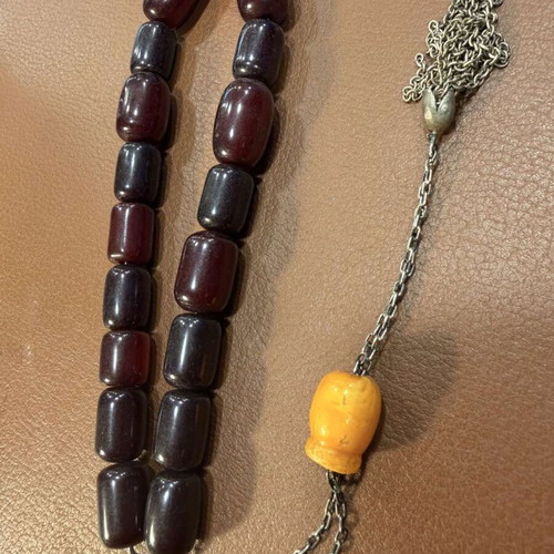 Set of 2 Vintage Authentic Faturan Komboloi Worry Beads
