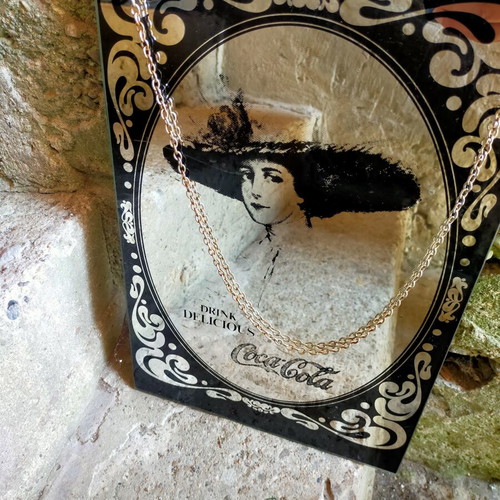 Coca-Cola mirror and picture collection used