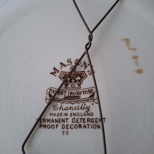 Mason's Chantilly Antique Decorative Porcelain Plate like new