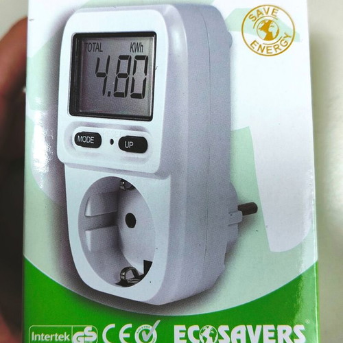 Ecosavers Energy Meter Mini new, 16A accurate consumption measurement