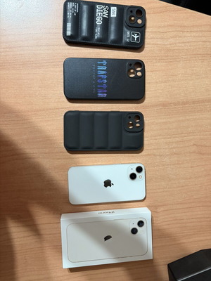 iPhone 13 used with 3 cases and original box
