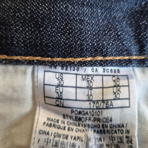Ανδρικό τζιν Guess μεταχειρισμένο, μέγεθος W30 (EU 38), μπλε σκούρο