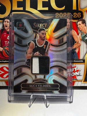 2025-26 Panini Select Euroleague Luca Vildoza Silver Patch card new