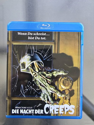 Night Of The Creeps Blu-Ray like new with English subtitles, comedy horror