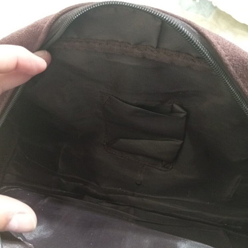 Fullah Sugah Vintage Y2K Suede Bag like new, brown