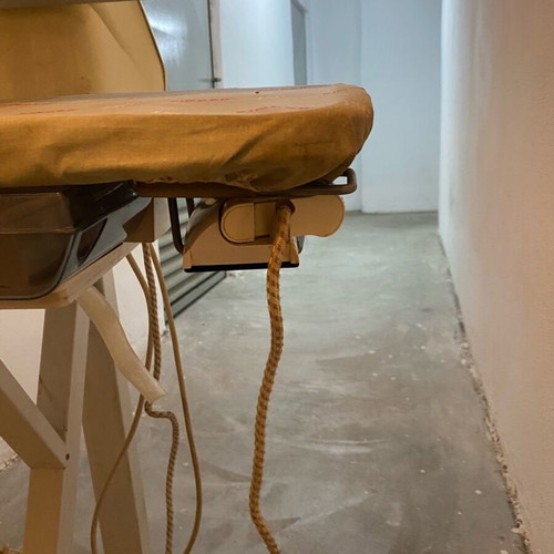 Singer ironing press used