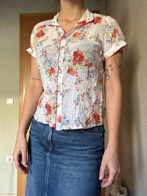 Floral shirt Massimo Dutti like new, multicolor, size S