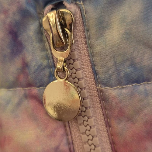 EbitA sleeveless jacket used, colorful, size 8