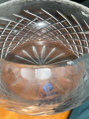 Zawiercie crystal bowl used with minor rim damage