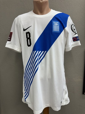 Match/Issued Φανέλα Σωτήρης Αλεξανδρόπουλος εθνική Ελλάδος Qatar 2022