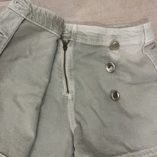 Zara green khaki shorts skirt like new, size XS