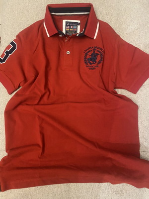 Polo shirt red, like new, size M