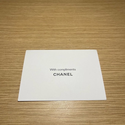 Authentic Chanel card from France