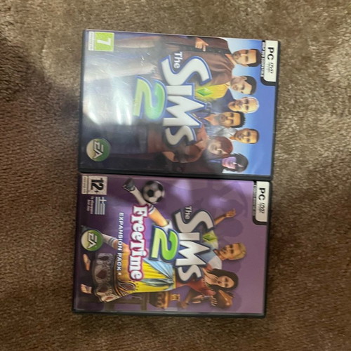 The Sims 2 and The Sims 2 Free Time used, complete in box