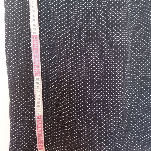 Vintage maxi slip dress like new, black and white polka dots, size XS/S