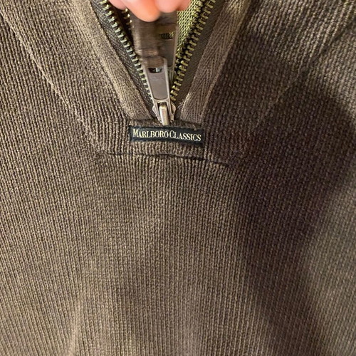 Marlboro Classics sweater brown like new, corduroy