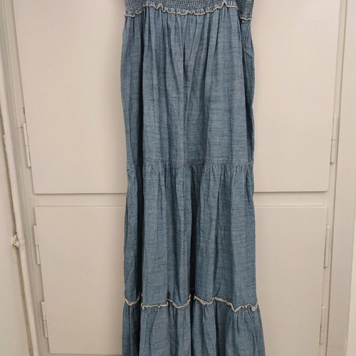 Boho denim dress Zara small used