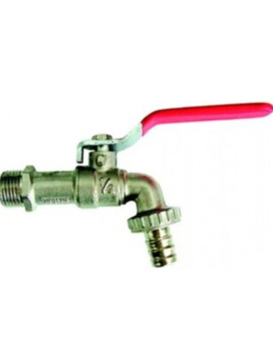 Garden faucet with connector and ball valve new ½"