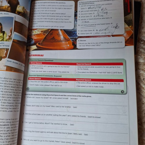 Full Blast! 4 Student's Book and Workbook set like new, English