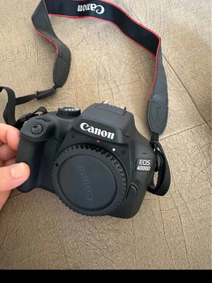 Canon 4000D camera like new with 3 lenses