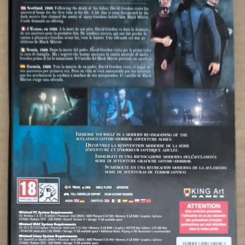 Black Mirror PC Mac & Linux Hybrid DVD-ROM like new