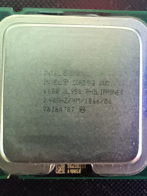 Core2Duo 6600 used 2.4 GHz socket 775