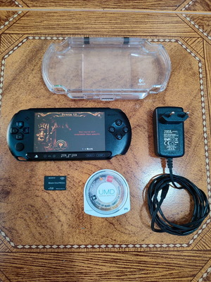 PSP Street Play Station Console Memory Game Sony Vintage E 1000 Κονσόλας Slim Charger Case 2000 3000