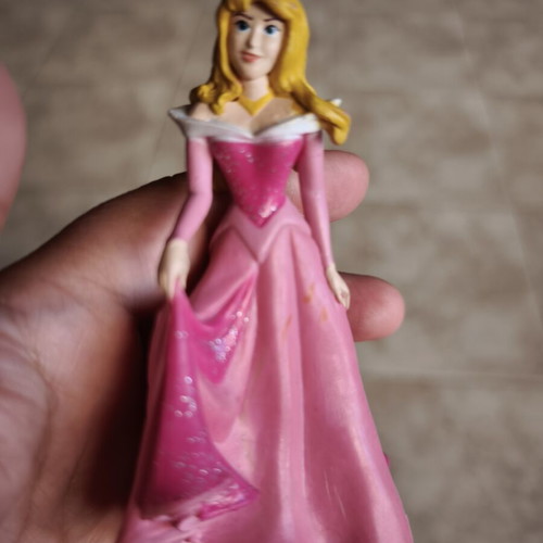 Disney Bullyland Princess Aurora figure used, 10cm tall
