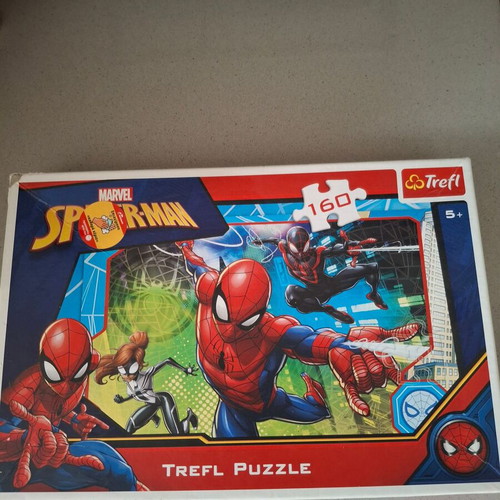 Spider Man puzzle used, 160 pieces, age 5+