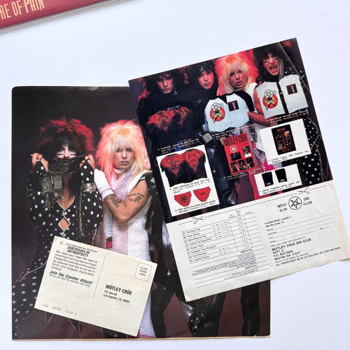 Theatre of Pain Motley Crue LP used, 1st US 1985 metal