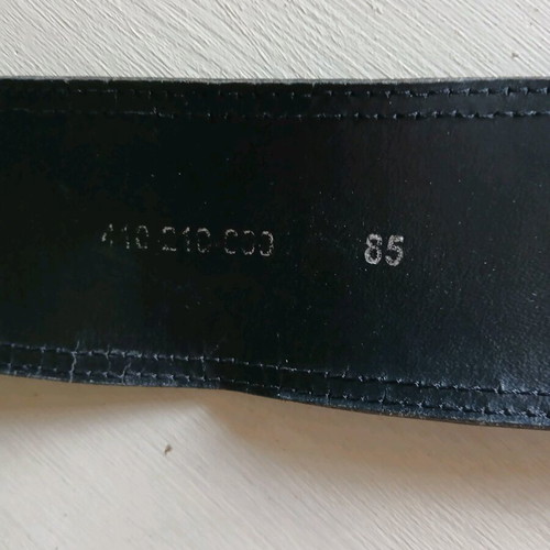 Zara leather belt size 85 like new, black with silver decorations