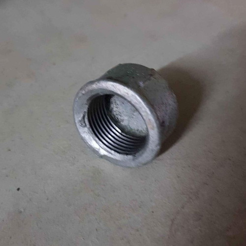 Galvanized female caps 3/4" new